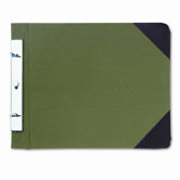 Canvas Sectional Post Binder, 11 X 8-1/2, 4-1/4 Center