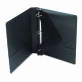 Basic D-Ring Vinyl View Binder, 1" Capacity