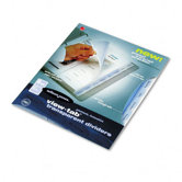 View-Tab Transparent Index Dividers, 8-Tab, Square, Letter (Set of 8)