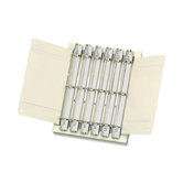 Catalog Rack, 6-1" Ring Sections, 1 Steel Base, 2 Wings, Putty