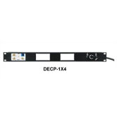 1U Space (1 3/4" H) Decora&reg; Laser Knockout Panel