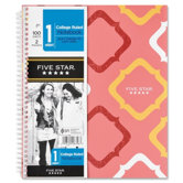 Five Star 1-Subject College Ruled Notebook