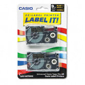 Tape Cassettes for Kl Label Makers, 9Mm X 26Ft, 2/Pack