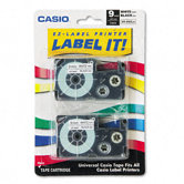 Tape Cassettes for Kl Label Makers, 9Mm X 26Ft, 2/Pack