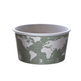 World Art PLA-Lined 16oz Soup Containers in Gray / White