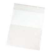 Handi-Loc Poly Bags, 8"x10", Reclosable, 100/BX, Clear