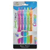 SmoothTech Cosmo Retractable Ballpoint Pens (5 Pack)