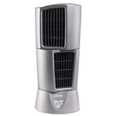 6" Three-Speed Platinum Desktop Wind Tower Fan, Platinum
