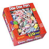 Dum-Dum-Pops, Assorted Flavors, Individually Wrapped, 120-Count Box