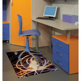Colortex Polycarbonate Light Swirl Rectangular General Purpose Mat for Hard Floors & Low Pile Carpets