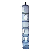 The Original  Bongo Bag Round Hanging Closet Organizer in Navy