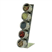 Soho 5-Piece Stainless Steel Container and L-Stand Set