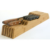 Bamboo Knife Block