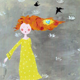 Wit & Whimsy Bird's Nest Canvas Print