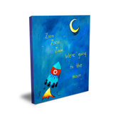 Words of Wisdom Zoom Zoom Zoom Canvas Art