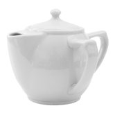 Dignity Two Handled Teapot in White