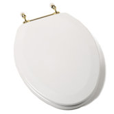 Deluxe Molded Wood Elongated Toilet Seat