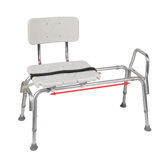 Snap N Save Sliding Transfer Bench with Replaceable Cut Out Seat