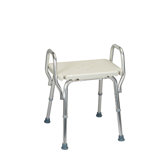 Shower Chair with Backless Molded Seat and Arms