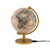 Illuminated Political Globe