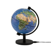 Illuminated Physical Globe