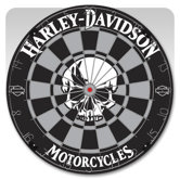 Harley Davidson Skull Dart Board