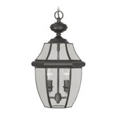 Monterey Outdoor Hanging Lantern in Black