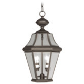 Georgetown Outdoor Hanging Lantern in Bronze