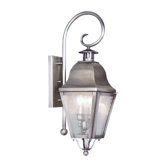 Amwell Outdoor Wall Lantern in Vintage Pewter