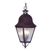 Amwell  Outdoor Hanging Lantern in Bronze
