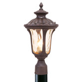 Oxford Outdoor Post Lantern in Imperial Bronze