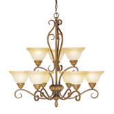 Bristo 9 Light Chandelier