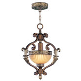 Seville 1 Light Convertible Inverted Pendant