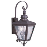 Cambridge Outdoor Wall Lantern in Bronze