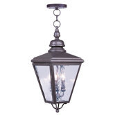 Cambridge Outdoor Hanging Lantern in Bronze