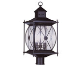 Providence 3 Light Outdoor Post Head