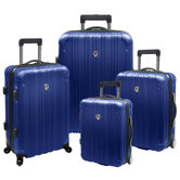 New Luxembourg 4 Piece Expandable, Hard-Sided Luggage Set