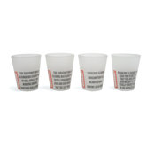Kikkerland Bar Glasses, Shot Glasses & Pint Glasse