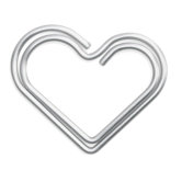 Paperclips with Magnetic Tin in Assorted Pink and Red Colors