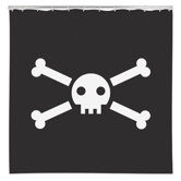 Jolly Roger Shower Curtain