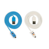 Micro USB Owl and Blue Kooky Cables