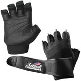 Platinum Gel Lifting Gloves with Wrist Wrap in Black