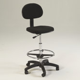 Height Adjustable Drafting Chair with Footring