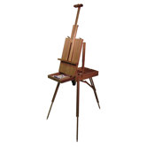 Rivera French Full Size Sketch Box with Wooden Easel in Elm