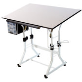 Ashley Creative White Melamine Hobby Table