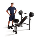 Bench with 100 lb Weight Set