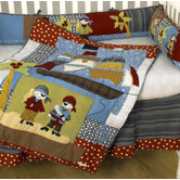 Pirates Cove 4 Piece Crib Bedding Set