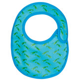 Small Bib Set in Crocodile / Shark