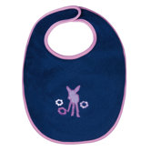 Medium Bib Set in Deer / Mushroom