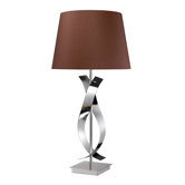 Monroe One Light Table Lamp in Chrome
